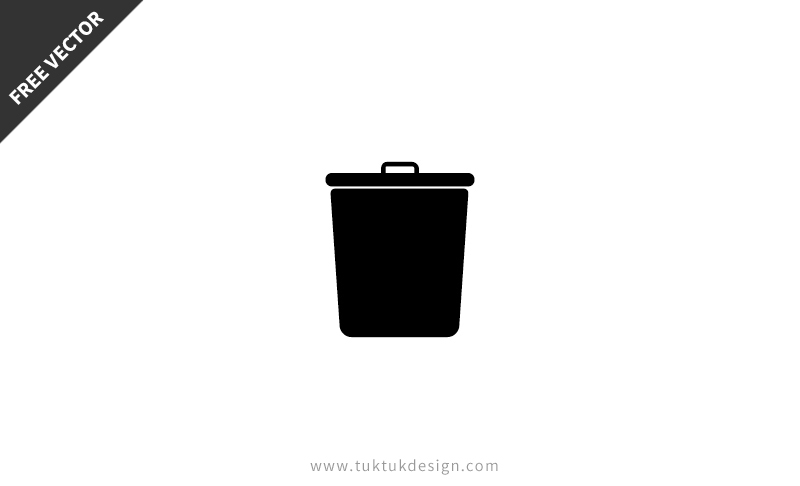 800x486 Free Trash Bin Delete Remove Recycle Vector Illustration Icon