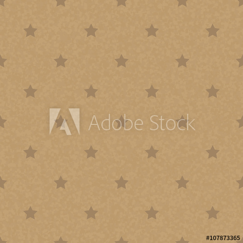 500x500 Kraft Recycled Paper Texture Vector Seamless Craftpaper With Star