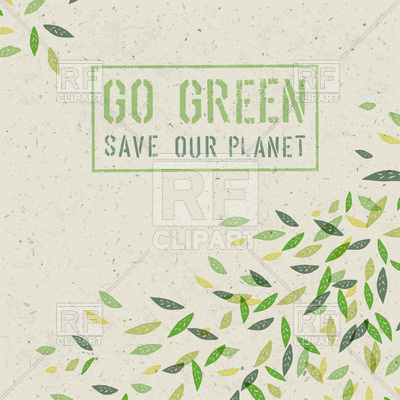 Go Green Stamp On Recycled Paper Texture With Green Leaves Vector 400x400 Go Green Stamp On Recycled Paper Texture With Green Leaves Vector