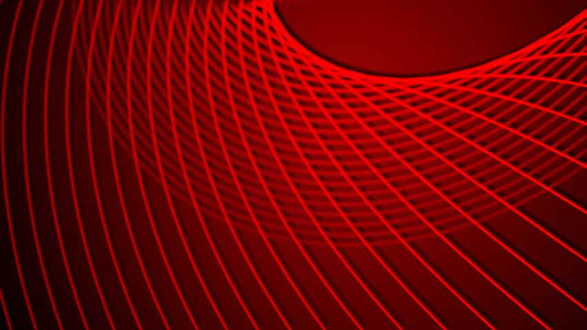 852x480 Glowing Vector Lines Red Abstract Stock Footage Video