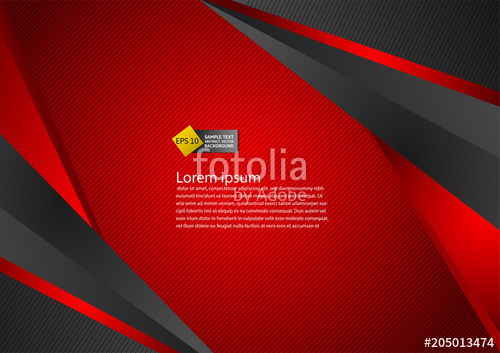 500x353 Vector Geometric Black And Red Color Illustration Graphic Abstract
