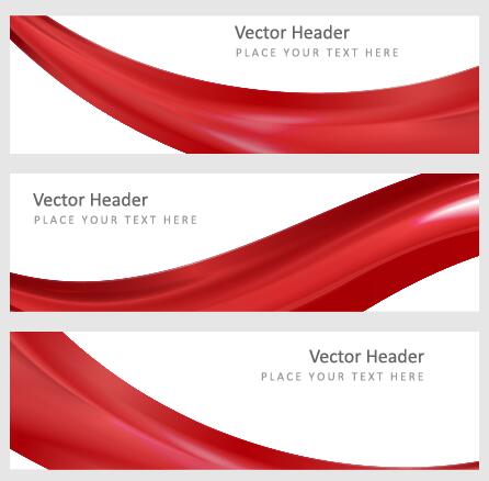446x438 Modern Banner With Red Abstract Vector Free Download