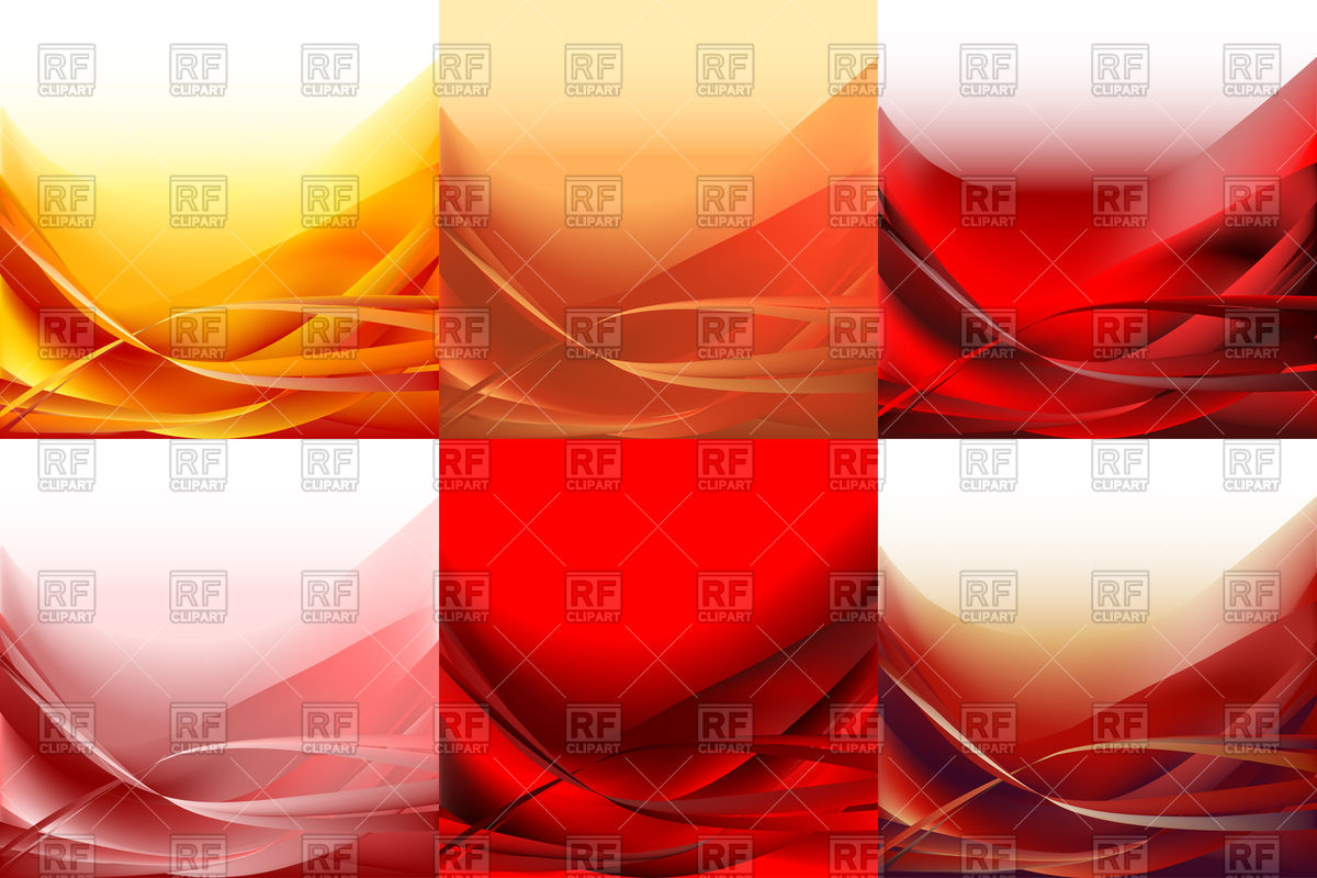 1200x800 Set Of Waves Red Abstract Backgrounds Vector Image Of Backgrounds