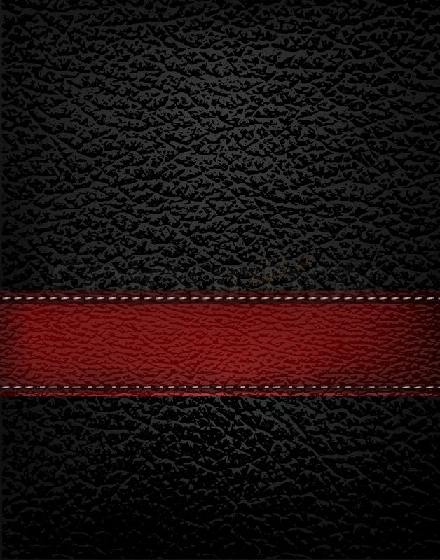 628x800 Black Leather Background With Red Stock Vector Colourbox