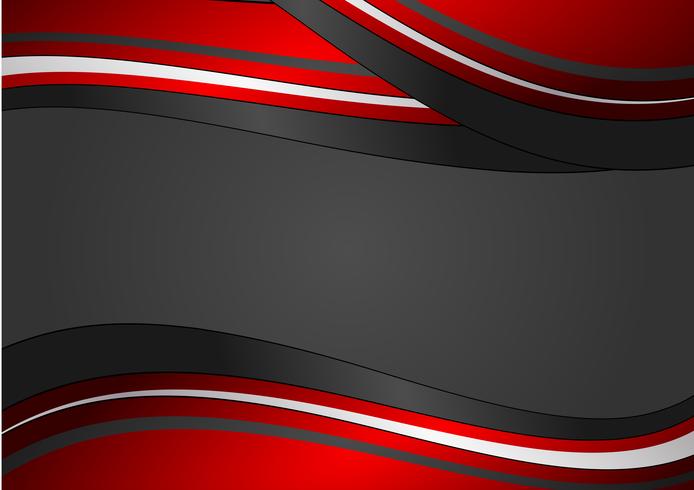 694x490 Red And Black Geometric Abstract Background, Vector Illustration