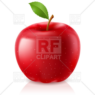 400x400 Delicious Red Apple Vector Image Of Food And Beverages Dvarg