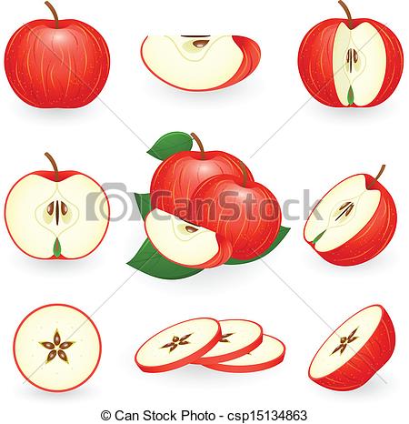 450x466 Icon Set Red Apple Vector Illustration Of Red Apple Clip Art