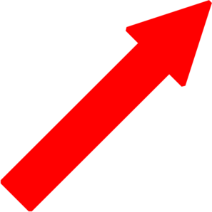 Red Arrow Up Right Clip Art 297x298 Red Arrow Up Right Clip Art