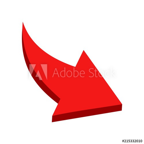 Red Arrow Vector Icon 500x500 Red Arrow Vector Icon