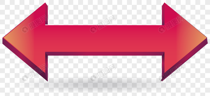 Red Stereo Bidirectional Arrow Vector Material Png Image Picture 860x394 Red Stereo Bidirectional Arrow Vector Material Png Image Picture