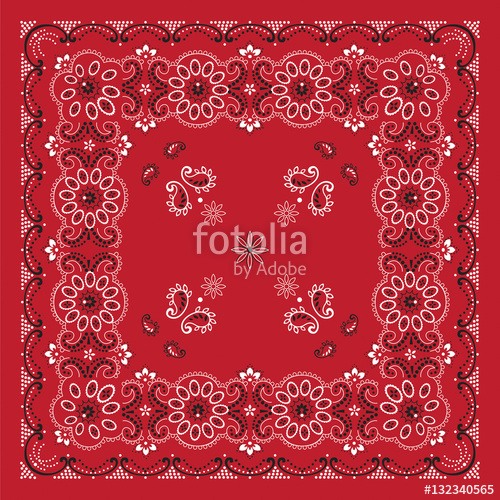 Red Bandana Print Stock Image And Royalty Free Vector 500x500 Red Bandana Print Stock Image And Royalty Free Vector