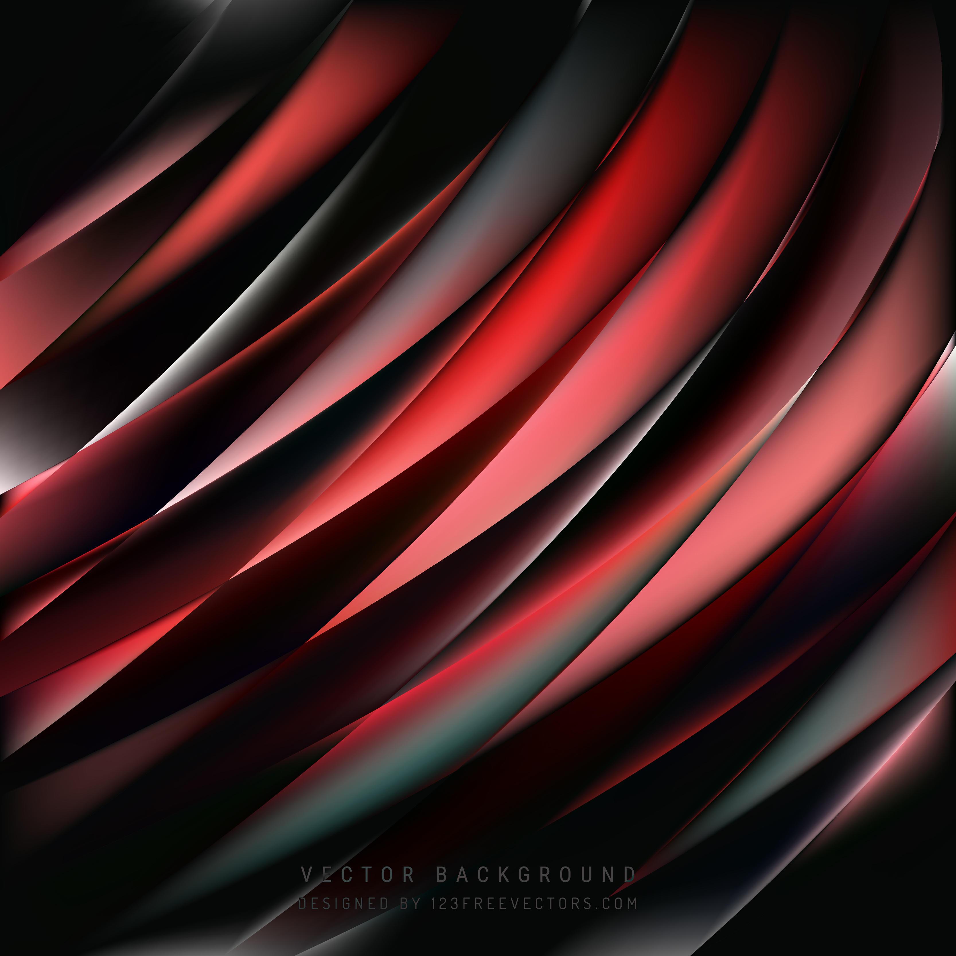 3333x3333 Abstract Red Black Background Vector