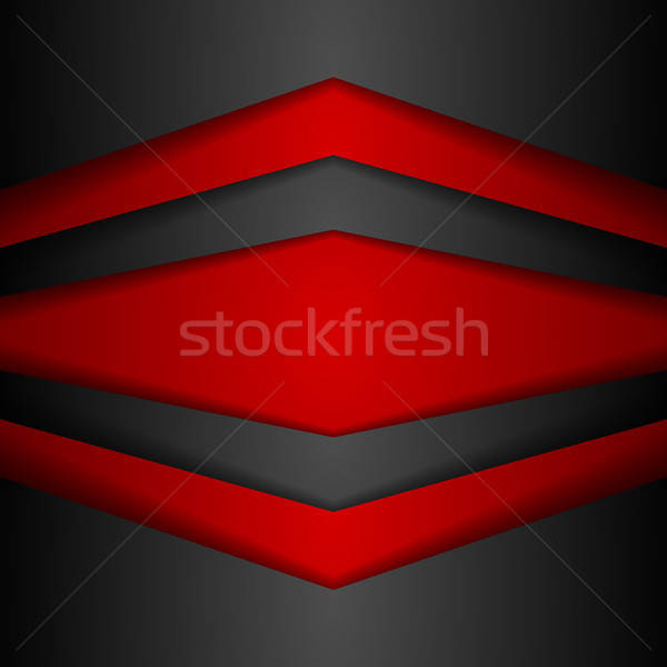 600x600 Abstract Corporate Modern Red And Black Background Vector