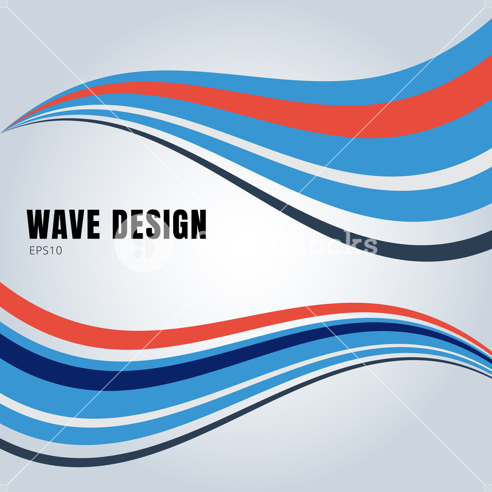 Abstract Blue And Red Color Smooth Waves Design On White 1000x1000 Abstract Blue And Red Color Smooth Waves Design On White