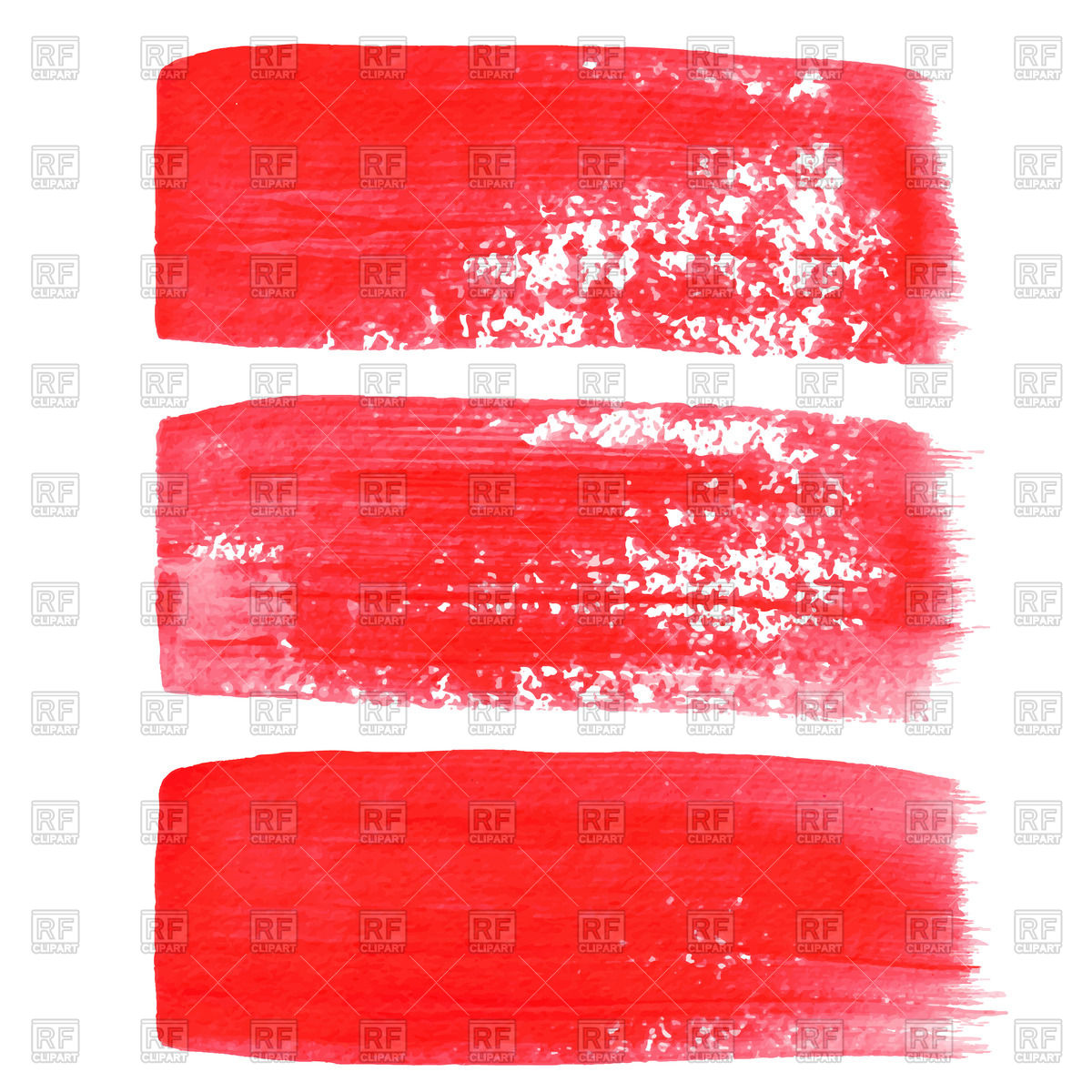 Red Ink Brush Strokes Vector Image Of Design Elements 1200x1200 Red Ink Brush Strokes Vector Image Of Design Elements