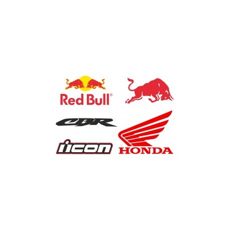 458x458 Red Bull Honda Cbr Logo Vector Set Free Vector