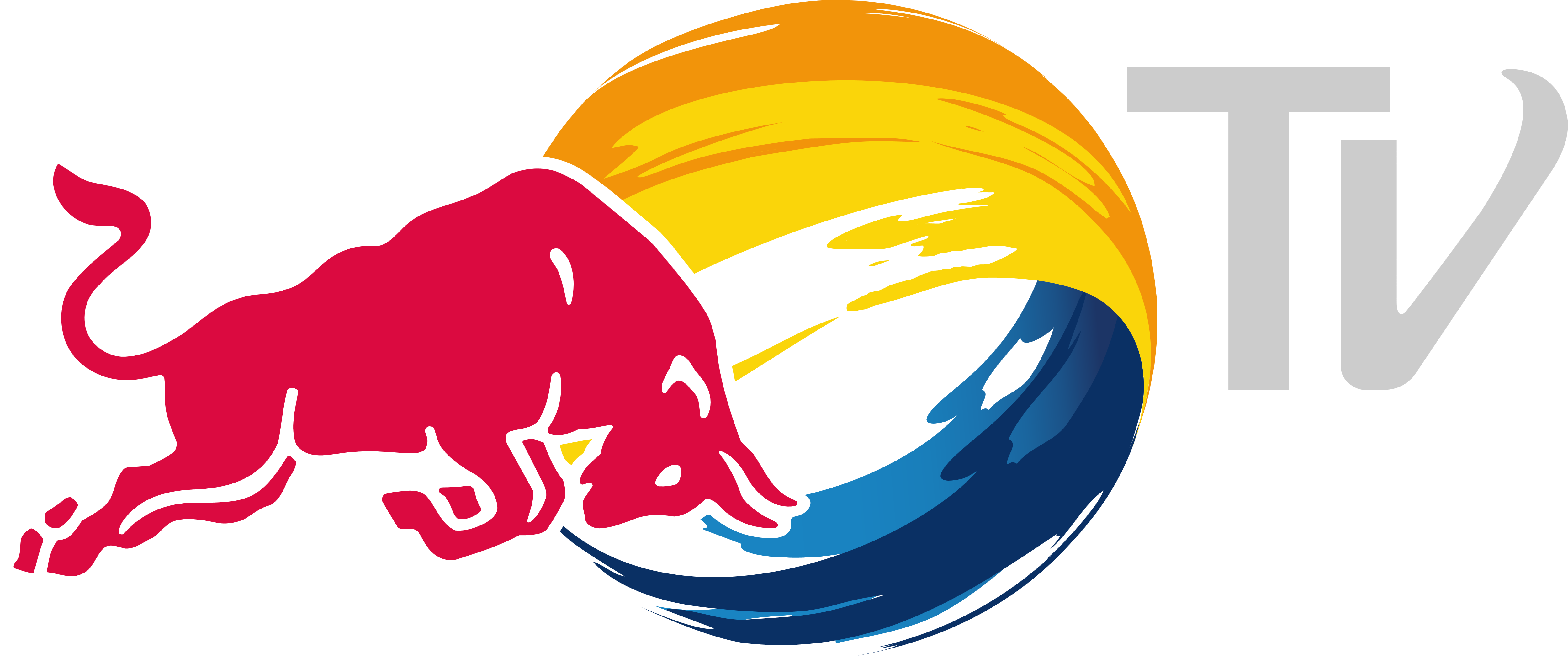 5000x2091 Hd Unique Red Bull Tv Logo Png Transparent Vector