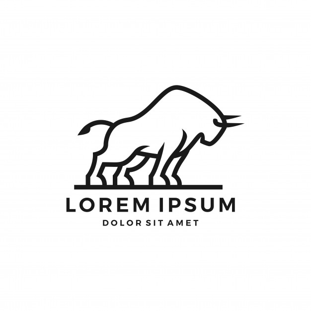 626x626 Raging Bull Logo Vector Premium Download