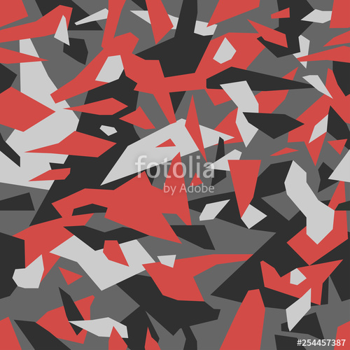 500x500 Geometric Camouflage Seamless Pattern Urban Military Clothing