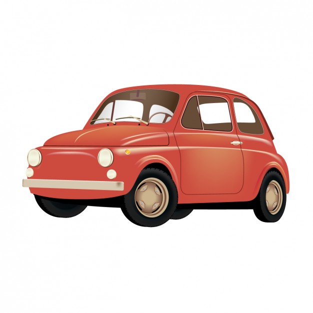 626x626 Old Red Car Vector Free Download