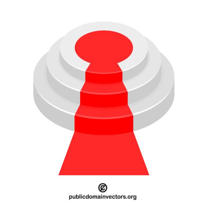 Red Carpet Vector Image 660x660 Red Carpet Vector Image