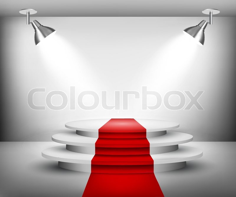 Showroom With Red Carpet Vector Stock Vector Colourbox 800x667 Showroom With Red Carpet Vector Stock Vector Colourbox