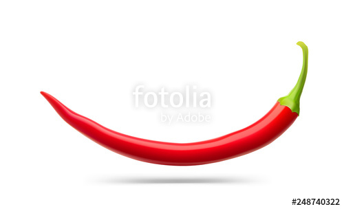 Realistic Red Chilli Pepper Vector Illustration Isolated On White 500x304 Realistic Red Chilli Pepper Vector Illustration Isolated On White