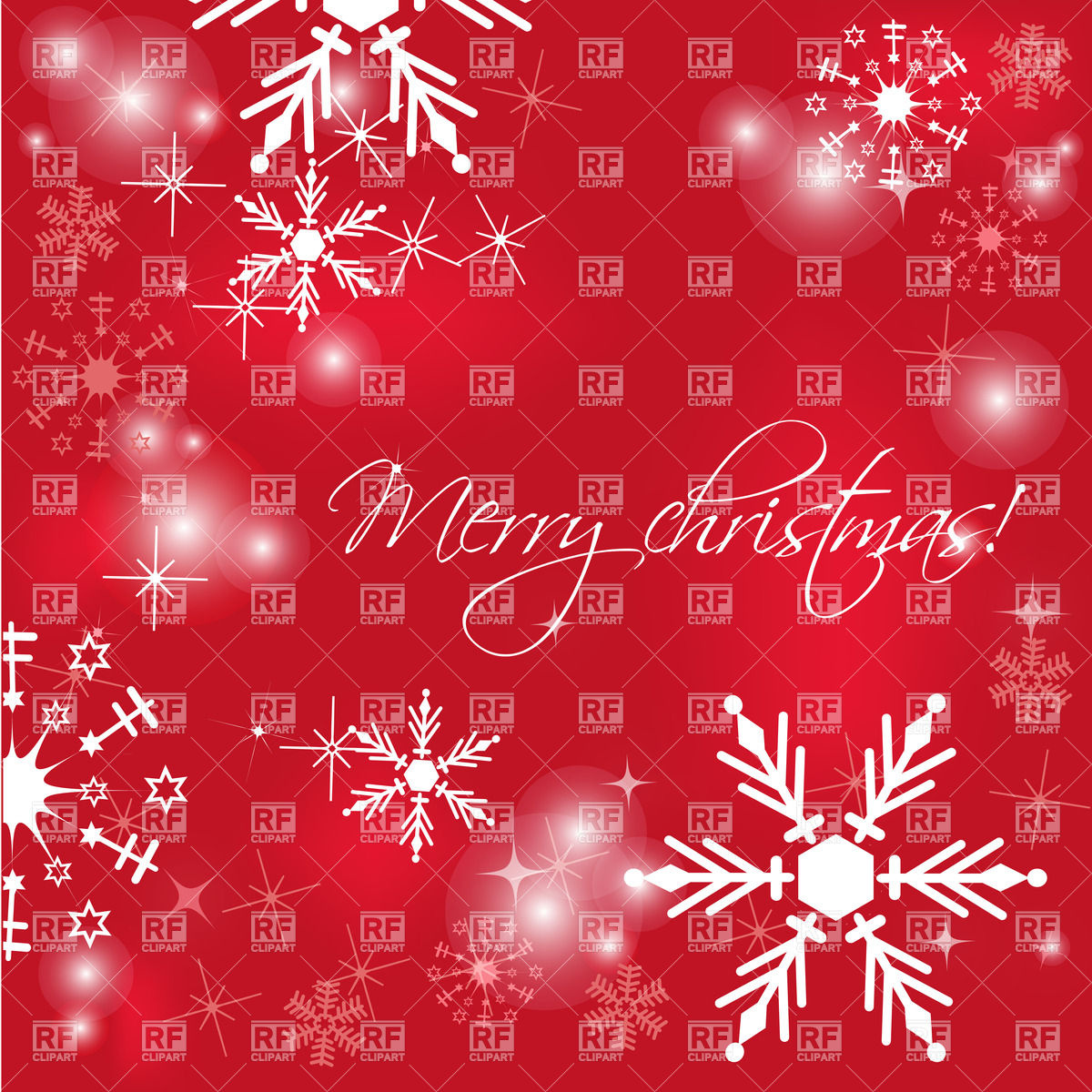1200x1200 Red Christmas Background With Snowflakes Pattern Vector Image