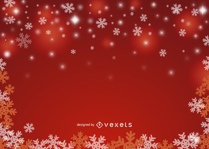 801x570 Red Christmas Snowflake Background