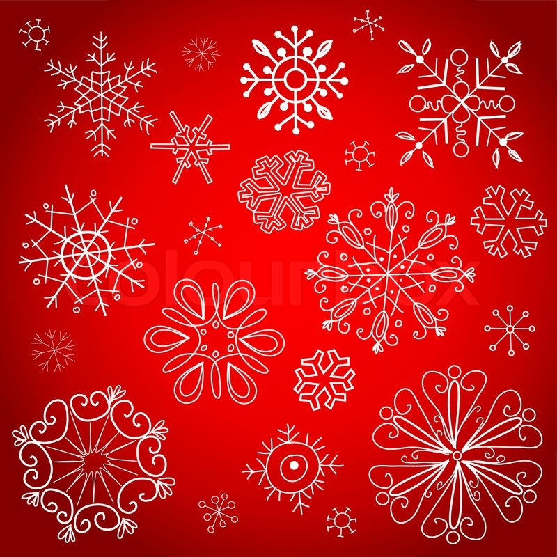 800x800 Red Christmas Background, Vector Stock Vector Colourbox