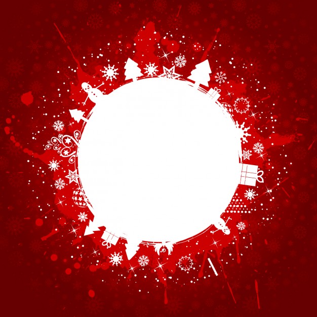 626x626 Red Christmas Background With Splashes Vector Free Download