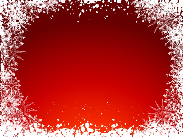 626x469 Frozen Red Christmas Background Vector Free Download