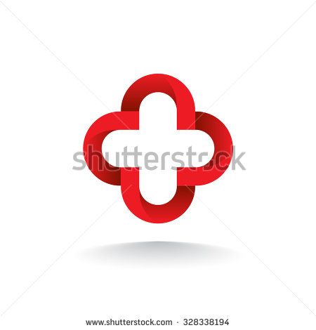 450x470 Pharmacy Red Cross Abstract Vector Logo Design Template Medical