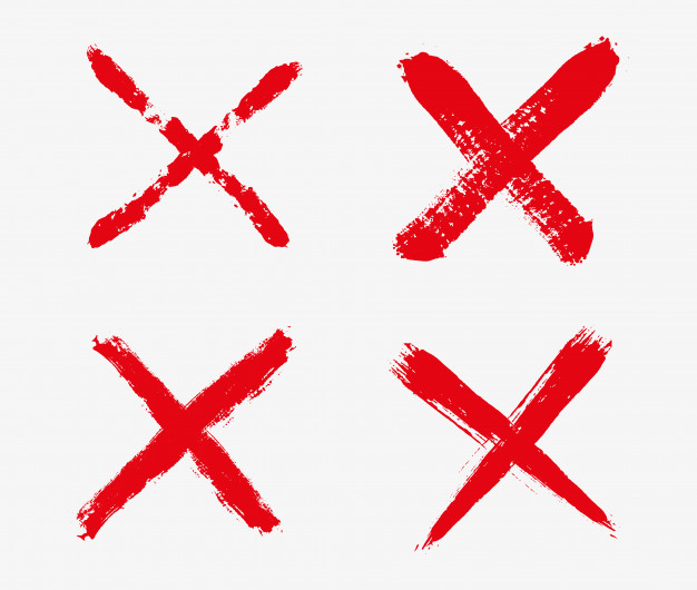 626x530 Red Cross Mark Icons Vector Premium Download