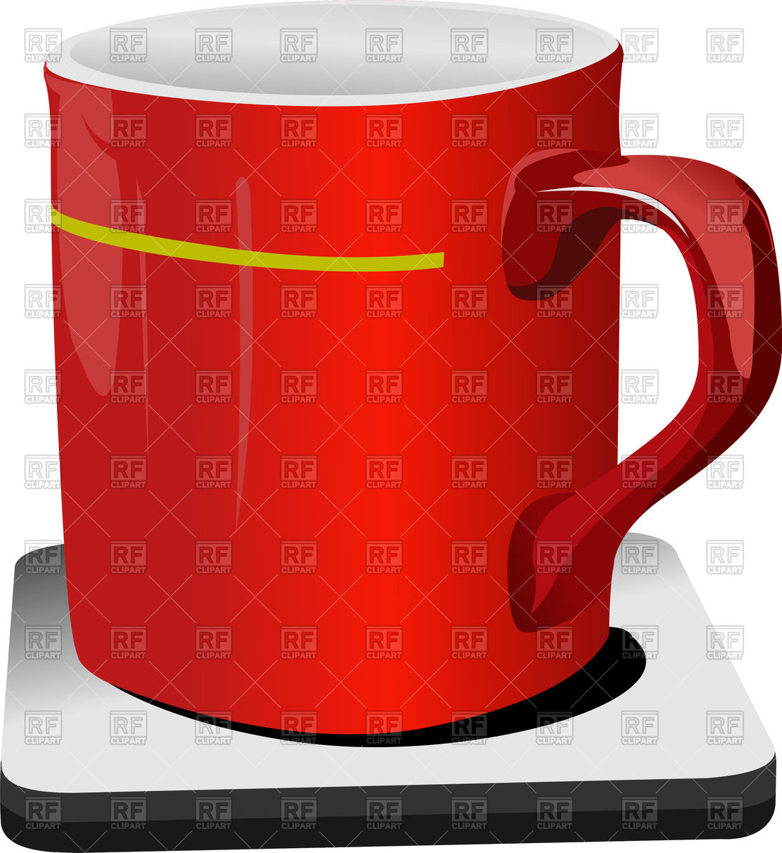 1101x1200 Red Cup Vector Image Of Food And Beverages Leonido
