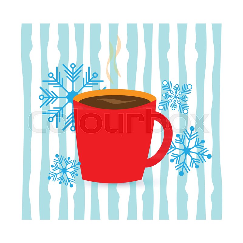 800x800 Vector Illustration Red Cup With Stock Vector Colourbox