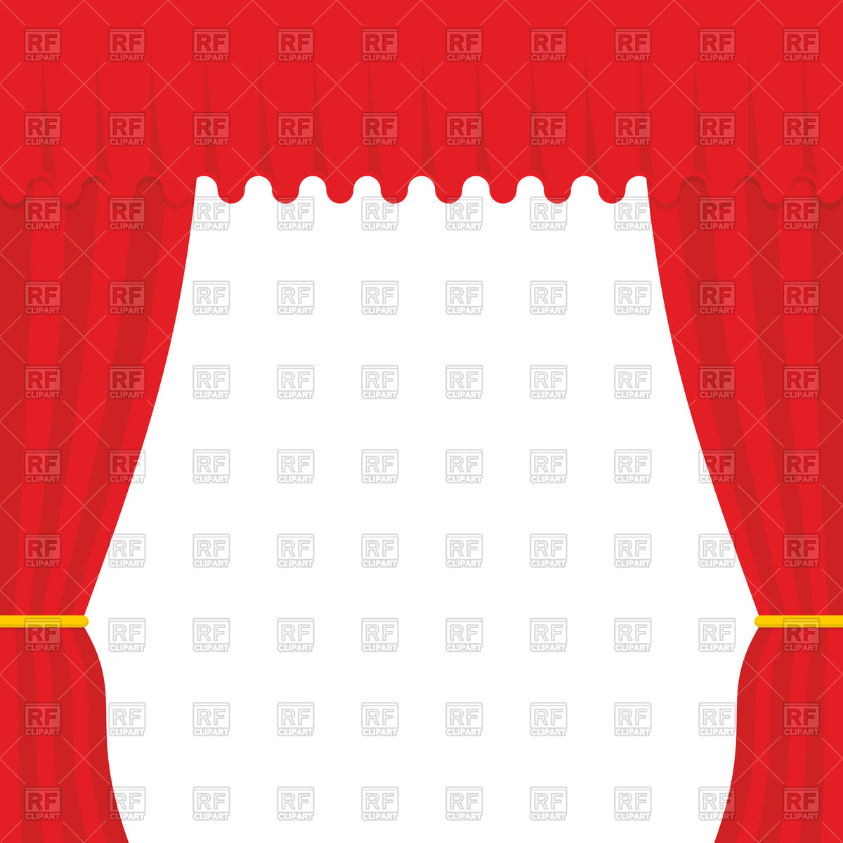 1200x1200 Red Curtain Vector Image Of Signs, Symbols, Maps Popaukropa