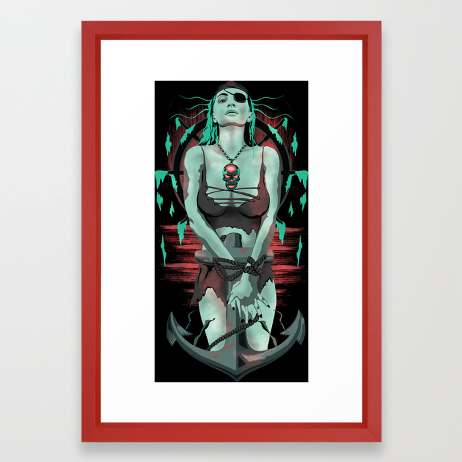 Red Dawn Framed Art Print 1500x1500 Red Dawn Framed Art Print