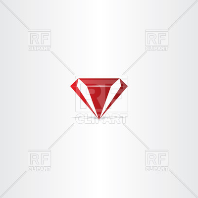Red Diamond Gem Icon Vector Image Of Icons And Emblems 400x400 Red Diamond Gem Icon Vector Image Of Icons And Emblems
