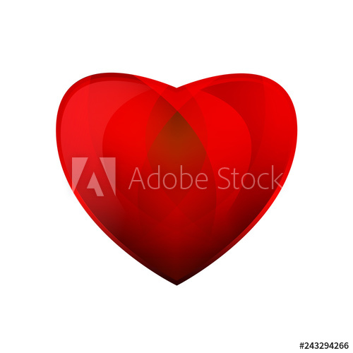 Red Diamond Heart On Isolated Background Beautiful Valentines Day 500x500 Red Diamond Heart On Isolated Background Beautiful Valentines Day