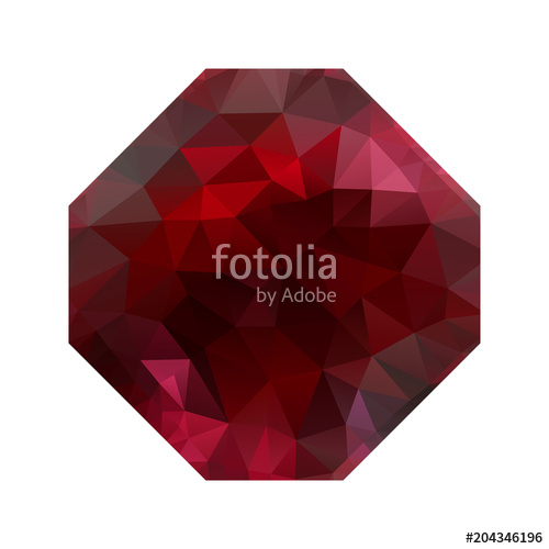 Red Diamond Isolated On A White Background Vector Illustration 500x500 Red Diamond Isolated On A White Background Vector Illustration
