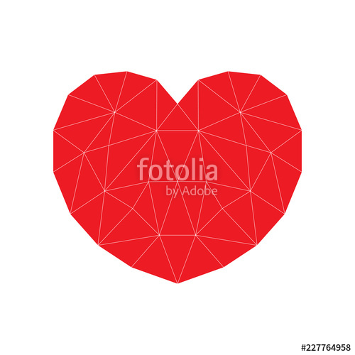 Heart Shape Red Diamond Vector Stock Image And Royalty Free 500x500 Heart Shape Red Diamond Vector Stock Image And Royalty Free