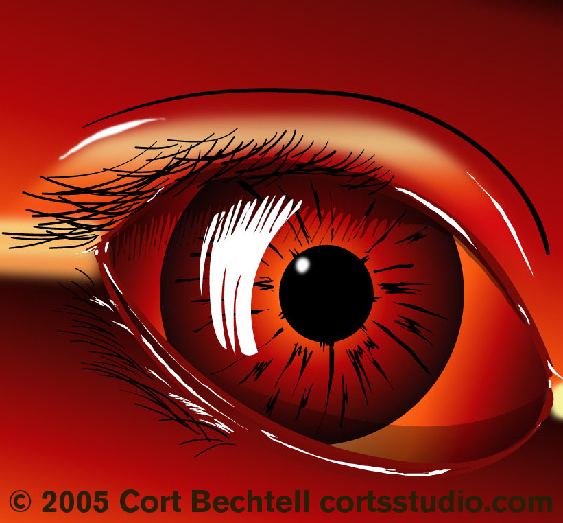 821x762 Cortsstudio Blue Eye Red Eye