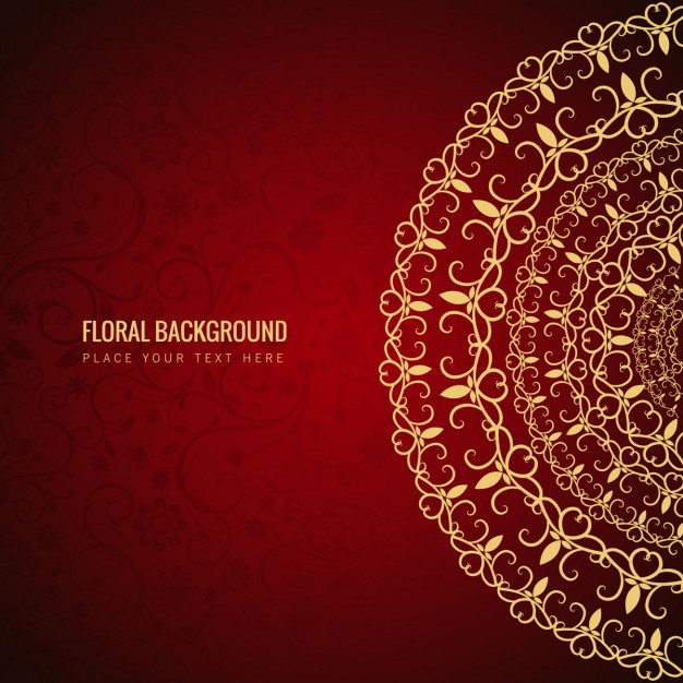 Red Floral Background Vector Free Download 626x626 Red Floral Background Vector Free Download