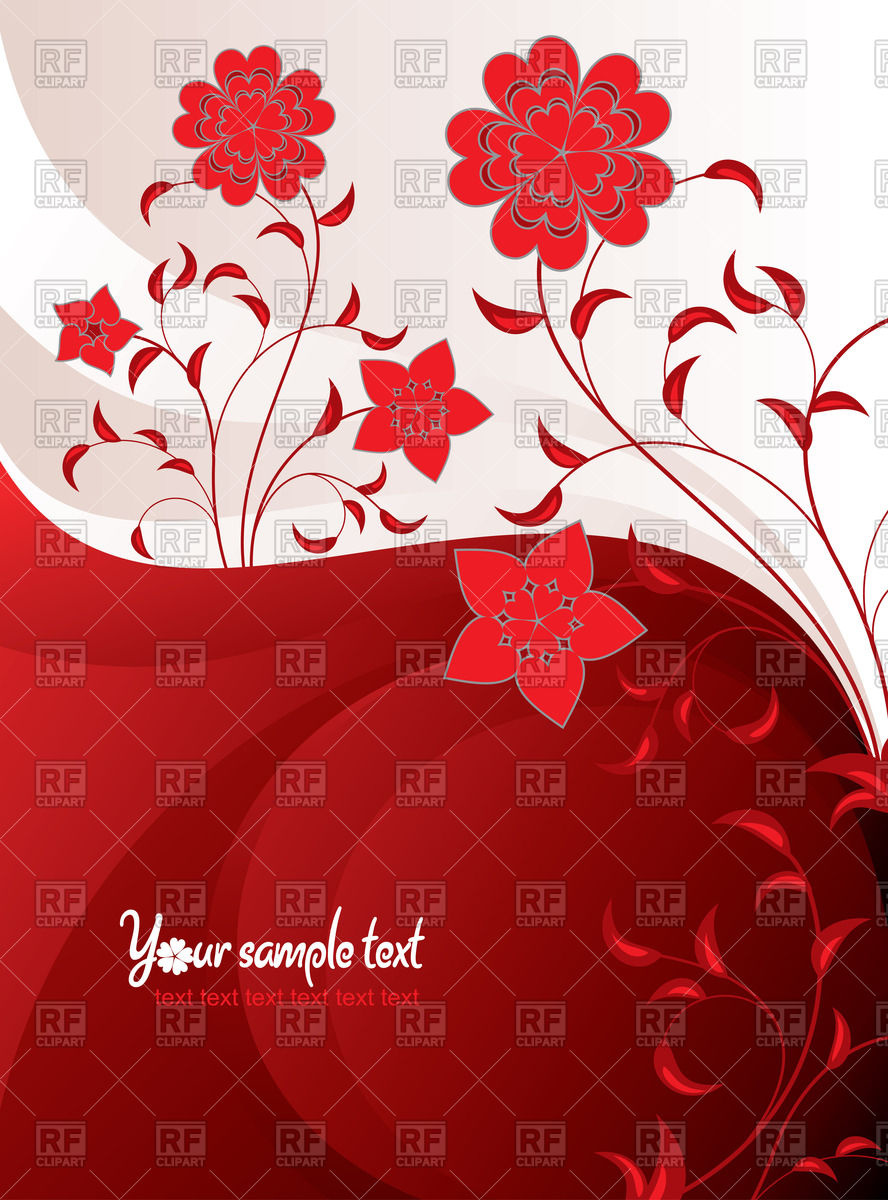 Red Floral Background Vector Image Of Backgrounds, Textures 888x1200 Red Floral Background Vector Image Of Backgrounds, Textures