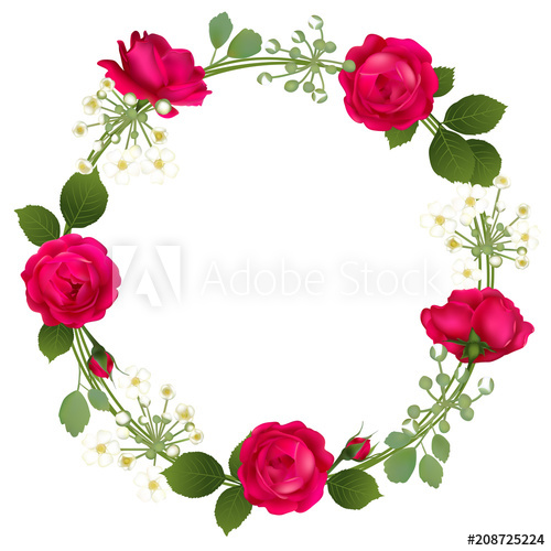 Roses Flowers Border Floral Background Buds Leaves Red 500x500 Roses Flowers Border Floral Background Buds Leaves Red