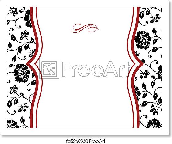 Free Art Print Of Vector Floral Red Floral Frame Vector Ornate 560x470 Free Art Print Of Vector Floral Red Floral Frame Vector Ornate