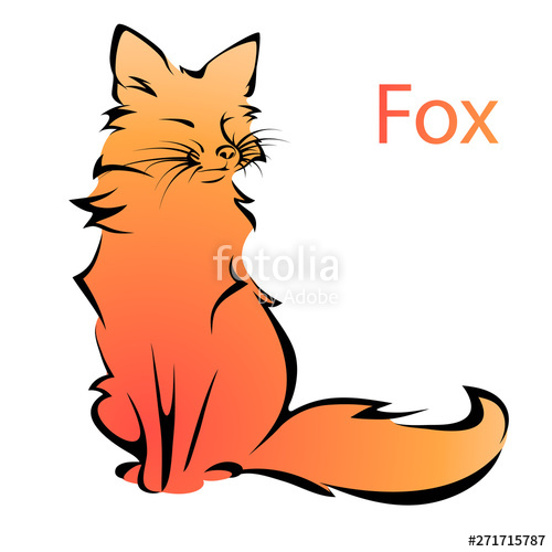 500x500 Picture Of A Red Fox Vector Images Of A Fox Tattoo, Drawing