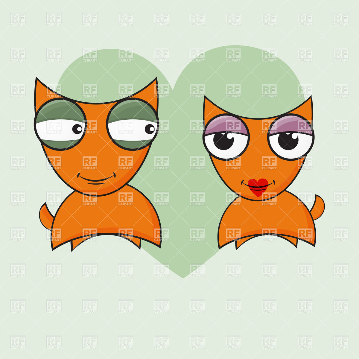 1200x1200 Cartoon Cute Little Red Fox Vector Image Of Plants And Animals