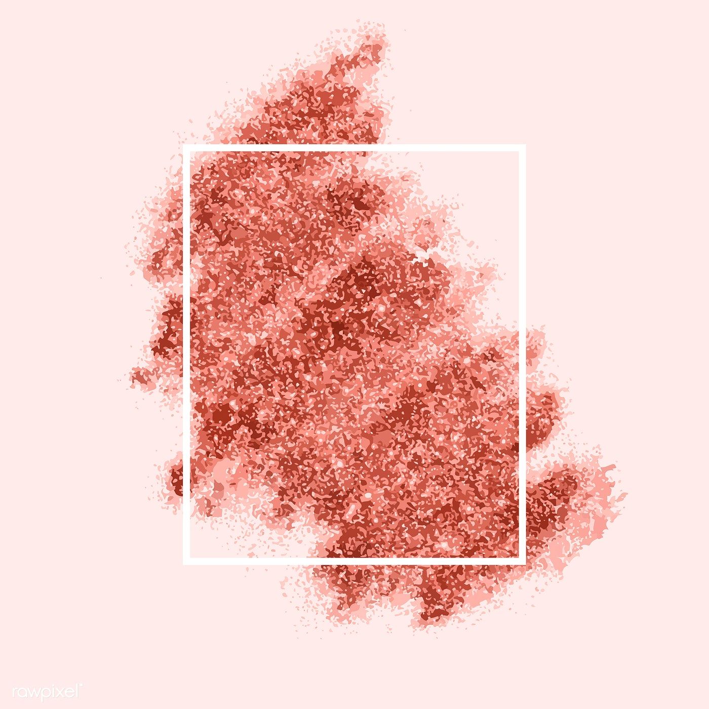 1400x1400 Pink Sprinkled Glitter Badge Vector Free Image